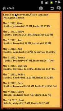 Epoch Telugu Panchangam screenshot 5