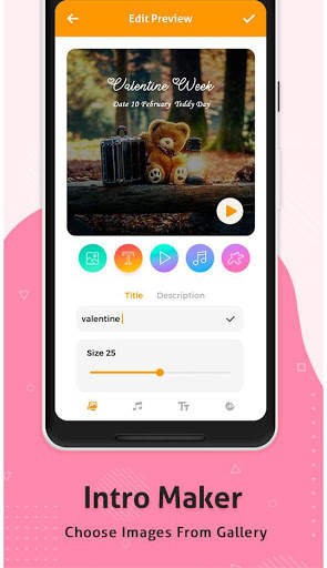 Intro Maker With Music – Animated Text Video screenshot 2