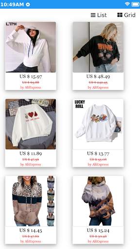 Hoodies & Sweatshirts: Shop Fashionable Live Shop screenshot 4