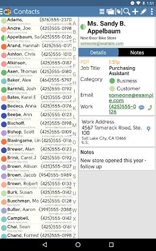 DejaOffice CRM with PC Sync screenshot 7