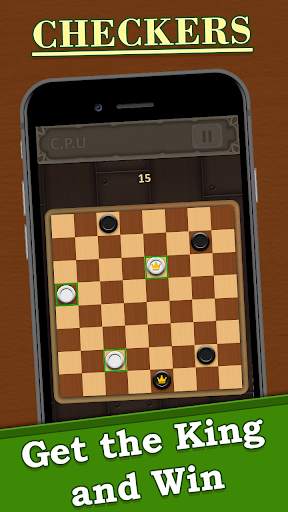 Checkers game : Draught , Dame board game screenshot 11