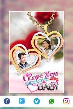 Romantic Love Locket Photo Frame screenshot 6