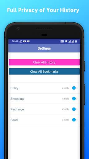 Monkey Browser - Private Browsing screenshot 1
