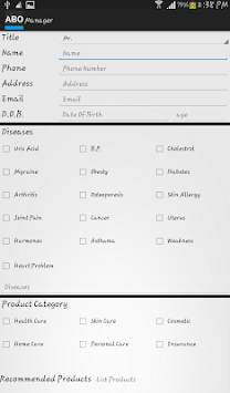 ABO Manager - Lite screenshot 2