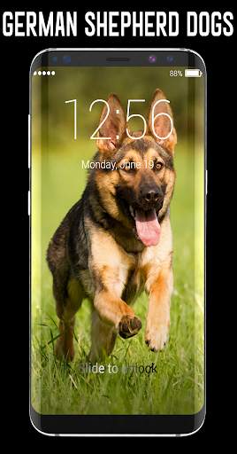 German Shepherd Dog Lock Screen screenshot 1