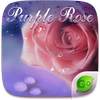 Purple Rose GO Keyboard Theme 4.15