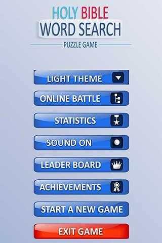 Bible Word Search Puzzle Game screenshot 1