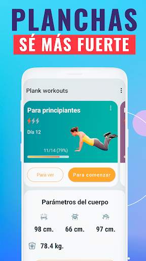 Ejercicios planchas en casa screenshot 1