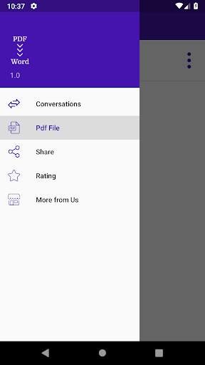 Pdf to Word - Pdf to Word Converter screenshot 1