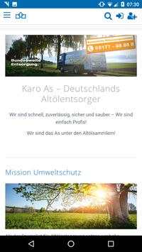 Karo AS ClickToCollect. Einfache Altölentsorgung screenshot 3