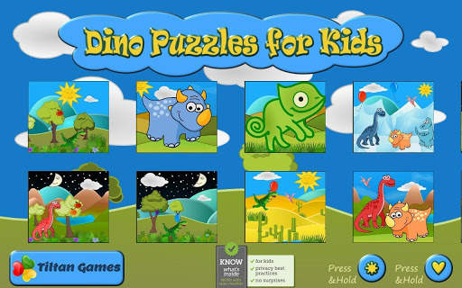 Dino Puzzle Kids Dinosaur Game screenshot 13
