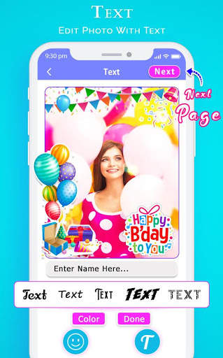 Birthday Photo Frame screenshot 5