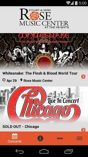 Rose Music Center screenshot 1