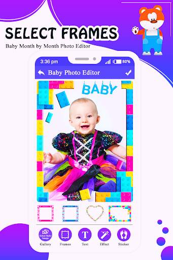 Baby Month by Month Photo Editor screenshot 1