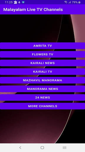 Malayalam Live TV Channels screenshot 1