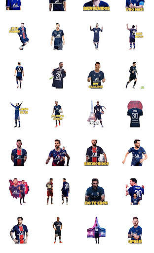 MESSI PSG STICKERS ANIMADOS  PARA WHATSAPP 2022 screenshot 3
