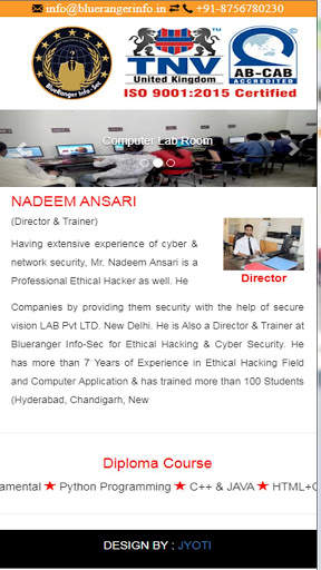 Bluerangerinfo screenshot 2