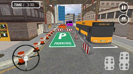 Metro Bus Parken: frei Bus Parken Spiele screenshot 4