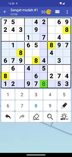 Sudoku - Puzzle Otak Klasik screenshot 1