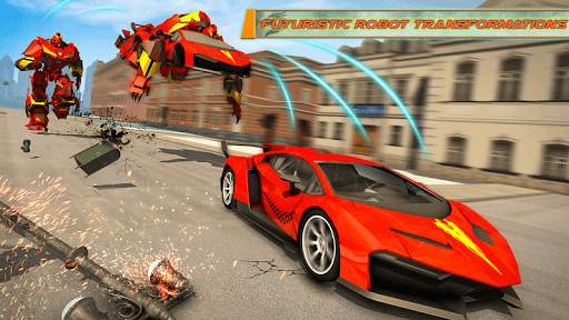 Police  Dragon Robot Car War screenshot 6
