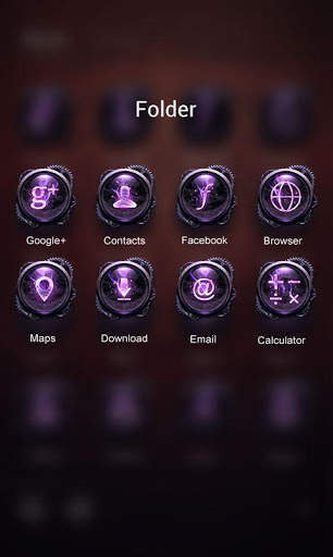 Steampunk GO Launcher Theme screenshot 4
