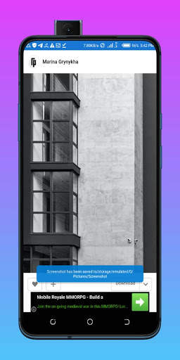 Unsplash App 1 تصوير الشاشة