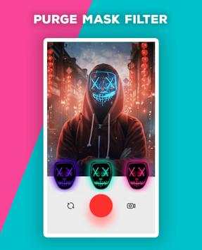 Purge Mask Filter - Led Face Mask Photo Editor 3 تصوير الشاشة