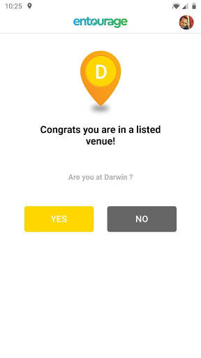 Entourage - Localized social network screenshot 1