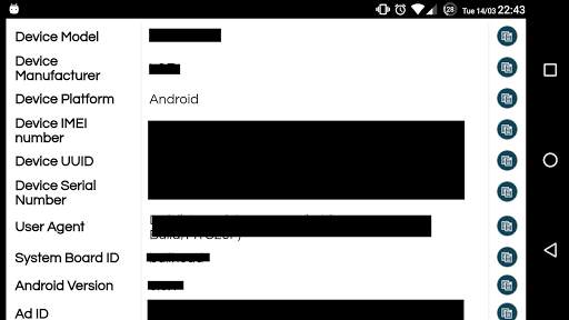 My Device IDs screenshot 3