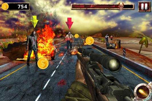 The Zombie Chase: Fire Games screenshot 1