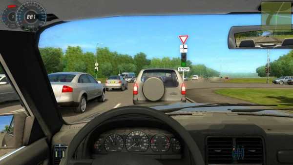 3D Sports Car Driving In City screenshot 5