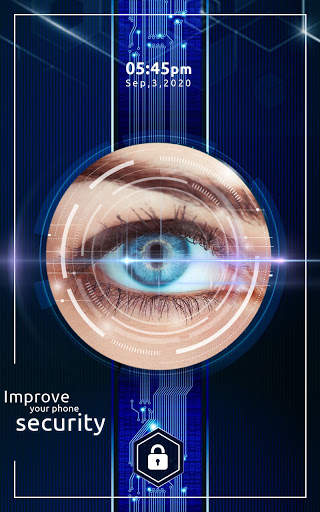 Eye Scanner Lock Prank App screenshot 3