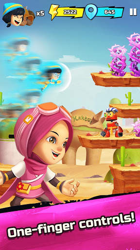 BoBoiBoy Galaxy Run: Fight Aliens to Defend Earth! screenshot 3