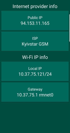 My IP info - show my IP details screenshot 2