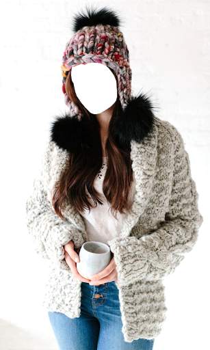 Women Winter Caps Photo Editor screenshot 1