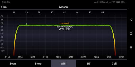 WiFi iwscan screenshot 4