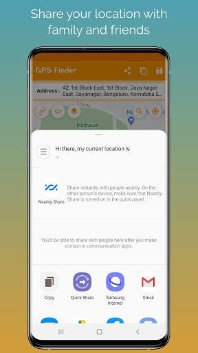 Gps Coordinates finder - save & share location स्क्रीनशॉट 7