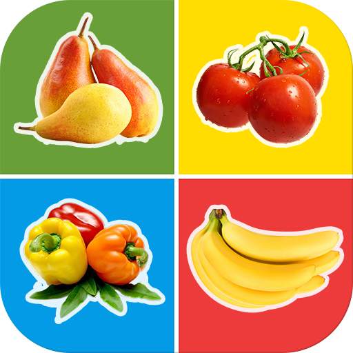 Fruits and Vegetables for Kids - Flashcards Puzzle 4.20.111