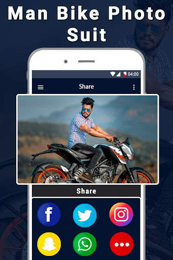 Men Moto Photo Suit: Stylish Bike Photo Editor screenshot 5