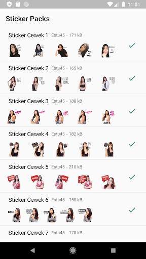 Beautiful & Sexy Girl Sticker forWAStickerApps screenshot 2