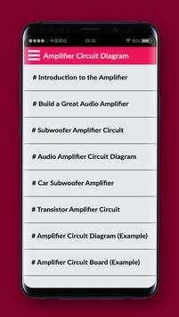 Amplifier Circuit Diagram 1 تصوير الشاشة