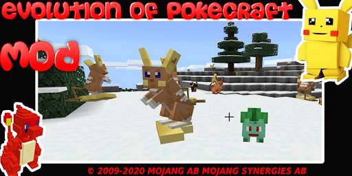 Evolution of pokecraft mod screenshot 1