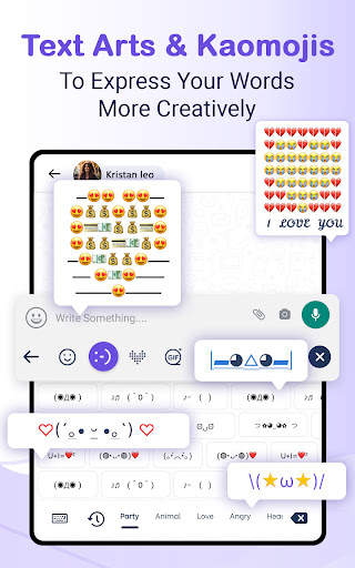 Photo Keyboard themes, Font screenshot 13