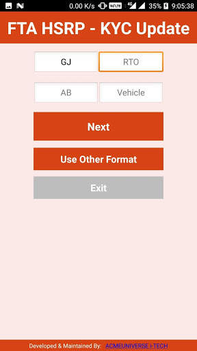 FTA HSRP - KYC Update screenshot 4