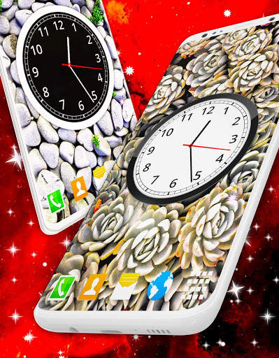 Classic Clock Wallpaper 🕚 Abstract Live Wallpaper screenshot 7