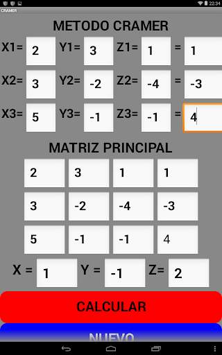 Solucion Ecuaciones 3X3 screenshot 3