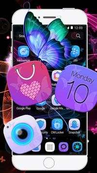 Glow Butterfly - Launcher Theme screenshot 2