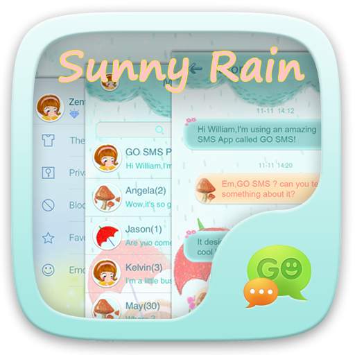 GO SMS SUNNYRAIN THEME 1.0