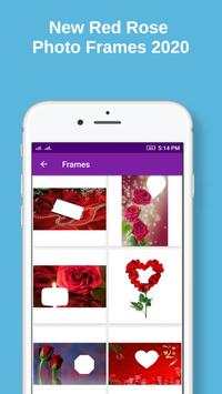 Red Rose Photo Frames HD Collection Photo Editor screenshot 3