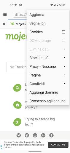 Privacy Browser - Ad Supported screenshot 3